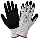 GUANTE CON RESISTENCIA AL CORTE ANSI 4 CON FIBRA HPPE GRIS T-8 SAFE-FIT CR611MF PAQ 12 PARES
