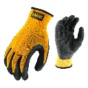 GUANTE DE ALGODÓN RECUBIERTO DE LÁTEX TEXTURIZADO T-L DEWALT DPG70 PAQ 12 PARES