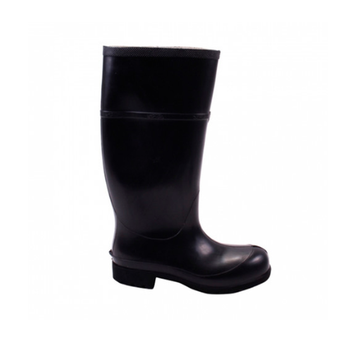 BOTA INDUSTRIAL DE HULE CON PUNTERA DE ACERO COLOR NEGRO GALGO 40