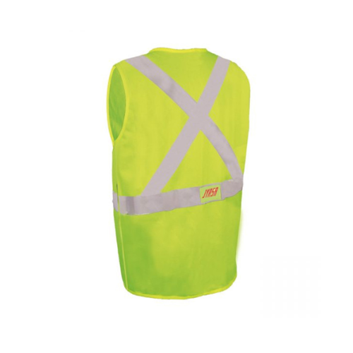 CHALECO DE ALTA VISIBILIDAD CON CREMALLERA DE POLIÉSTER AMARILLO T-L JYRSA SR-1020AMCR