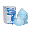 RESPIRADOR DESECHABLE PARA PARTÍCULAS N95 CON VÁLVULA AZUL T-M/G MOLDEX 2300