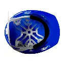 CASCO TIPO CACHUCHA DIELÉCTRICO CON SUSPENSIÓN PLÁSTICA DE 6 PUNTOS AZUL JYRSA WW-2004AZK