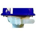 CASCO TIPO CACHUCHA DIELÉCTRICO CON SUSPENSIÓN PLÁSTICA DE 6 PUNTOS AZUL JYRSA WW-2004AZK