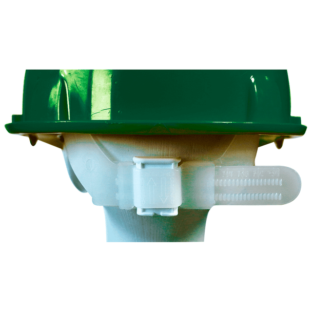 CASCO TIPO CACHUCHA DIELÉCTRICO CON SUSPENSIÓN PLÁSTICA DE 6 PUNTOS VERDE JYRSA WW-2004VK