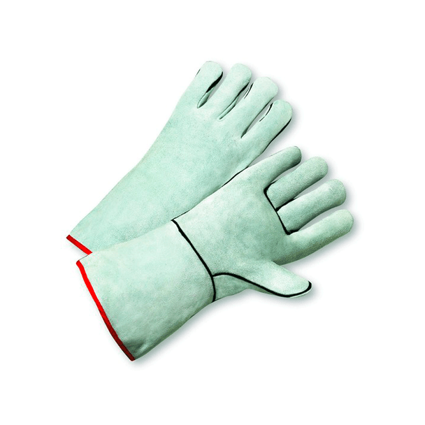 Guante de Soldadura con Pulgar de Ala de 13.5 In de Largo de Cuero Gris WEST CHESTER 930
