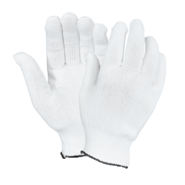 Guante Japonés Desechable Multiusos Cal 13 de Poliéster Blanco T-S MCR SX9627