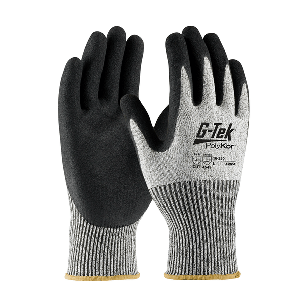 Guante Protección al Corte A4 Polykor Recubierto Nitrilo PIP 16-350
