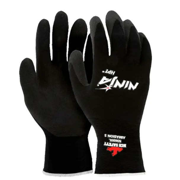 Guante Resistente a la Abrasión A3 de Nylon Negro T-S MCR N9699