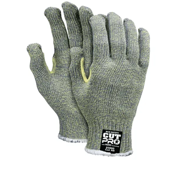 Guante Resistente al Corte y Abrasión Fibra Hero Amarillo T-S MCR SX93860