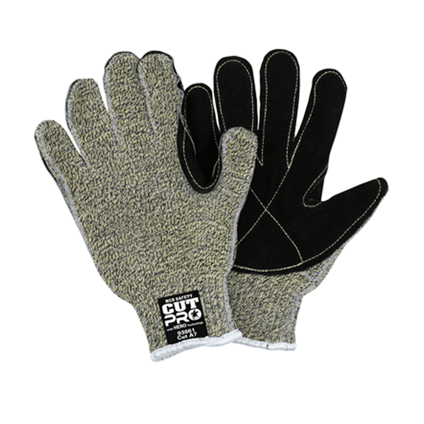 Guante Resistente al Corte, Abrasión y Calor con Fibra Hero Amarillo/Negro T-L MCR SX93861