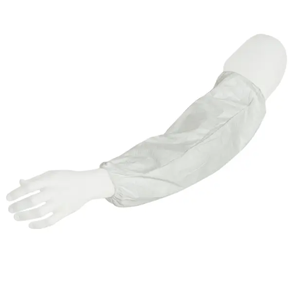 Manga Tyvek® 400 con Elástico y Costuras Cocidas, Color Blanco DuPont™ TY500S