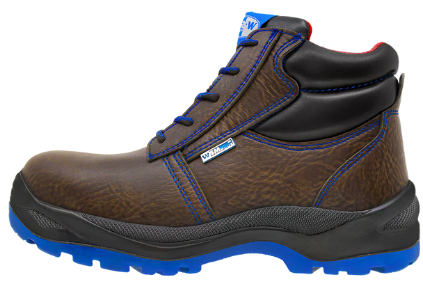 Bota De Protección Ergotwist Borceguí Color Café-Negro WSM 2958-MT Café
