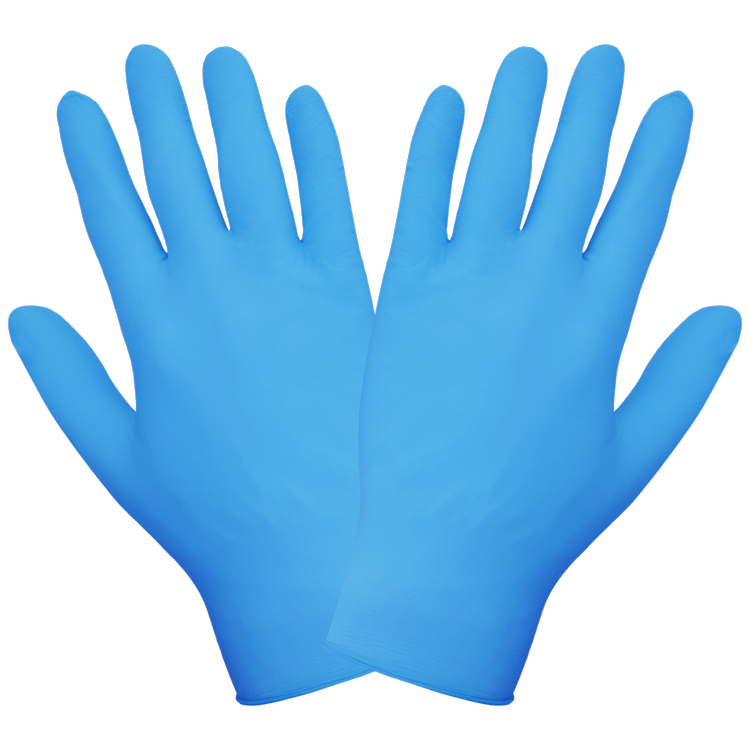 GUANTE DE NITRILO AZUL 705PFE (dispensador 100 pz) 