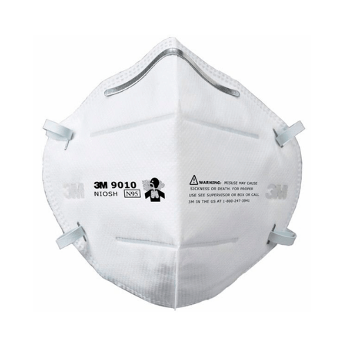 RESPIRADOR PARA PARTÍCULAS DESECHABLE BLANCO 3M 9010 (500 PZ)