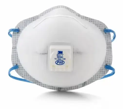 Respirador para Partículas 3M 8577, P95, con Válvula, (80pz)