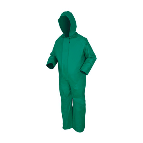 IMPERMEABLE DOMINATOR PROTECCIÓN CONTRA QUÍMICOS Y ÁCIDOS PVC/ POLIÉSTER VERDE MCR 3881