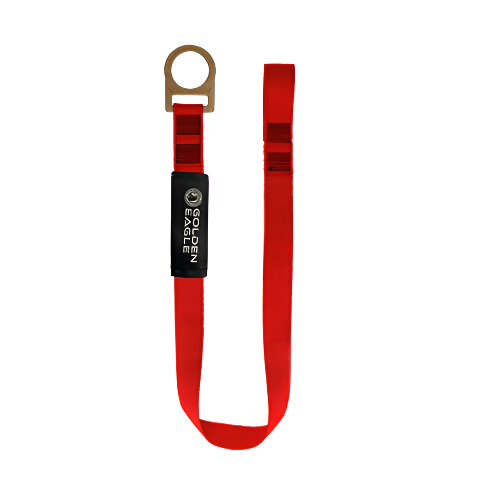 DISPOSITIVO DE ANCLAJE CON BANDA DE POLIÉSTER DE ALTA TENACIDAD ROJO GOLDEN EAGLE PF-00