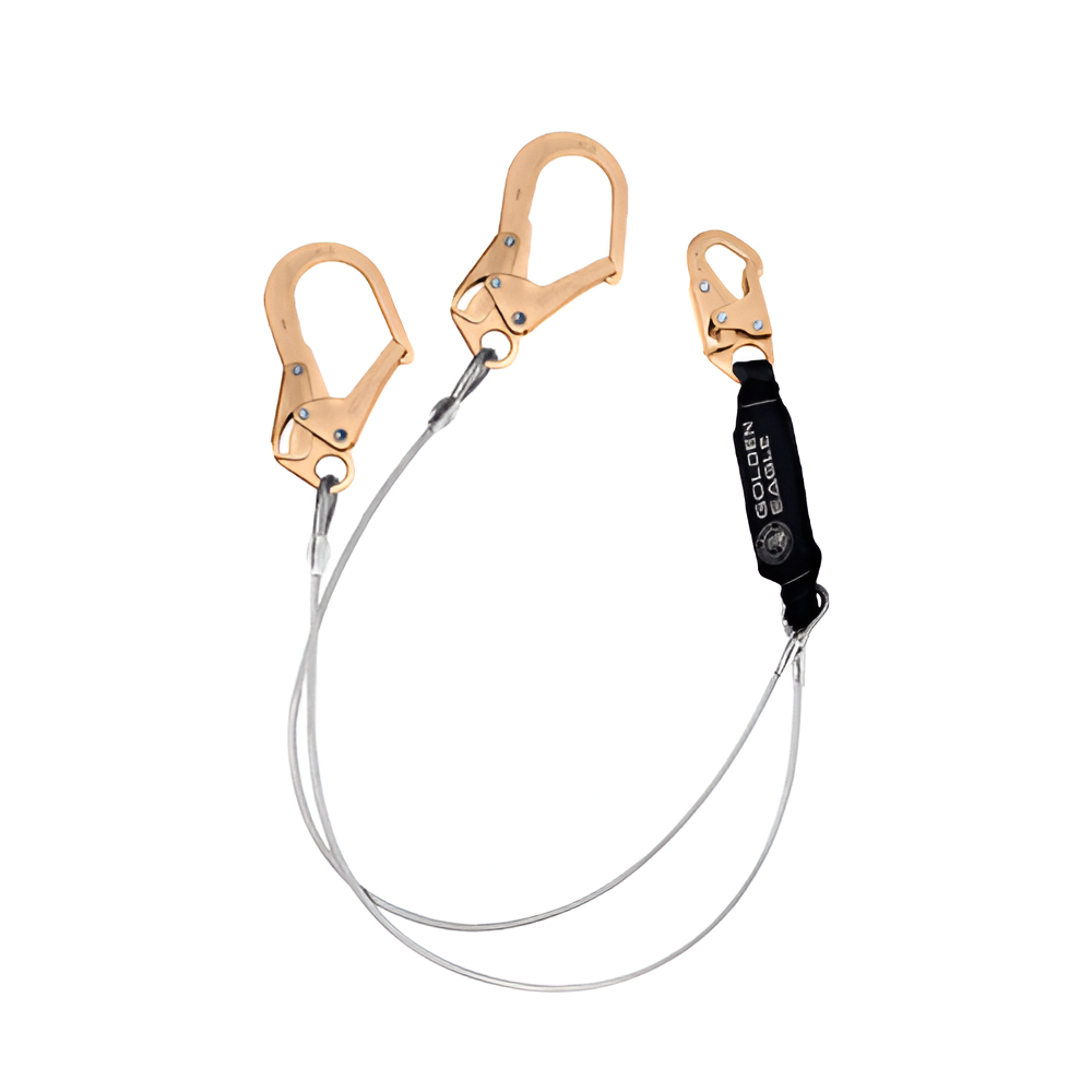 ESLINGA AMORTIGUADOR DE IMPACTO CON 2 GANCHOS DE ACERO 1 DE 3/4″ 2 DE 2 1/4, SAX-DG18