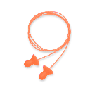 REUSABLE PLUGS WITH CORD AND ORANGE CASE HONEYWELL QD30-RC