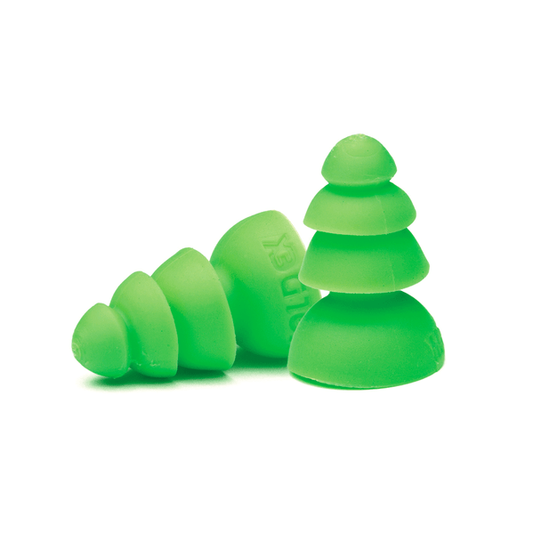 REUSABLE PLUGS WITHOUT CORD COMMENTS NRR 25DB GREEN MOLDEX 6490