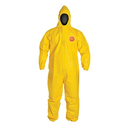 OVEROL TYCHEM 2000® CON CAPUCHA Y AJUSTES ELÁSTICOS COLOR AMARILLO DUPONT™ QC127S