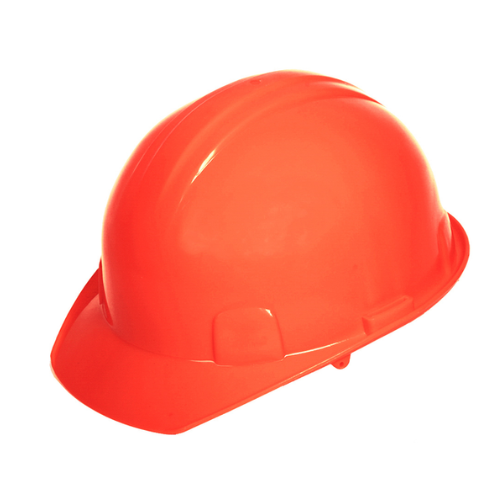 CASCO ALTA VISIBILIDAD CON SUSPENSIÓN PLÁSTICA ANARANJADO JYRSA WW-2004ANHVK
