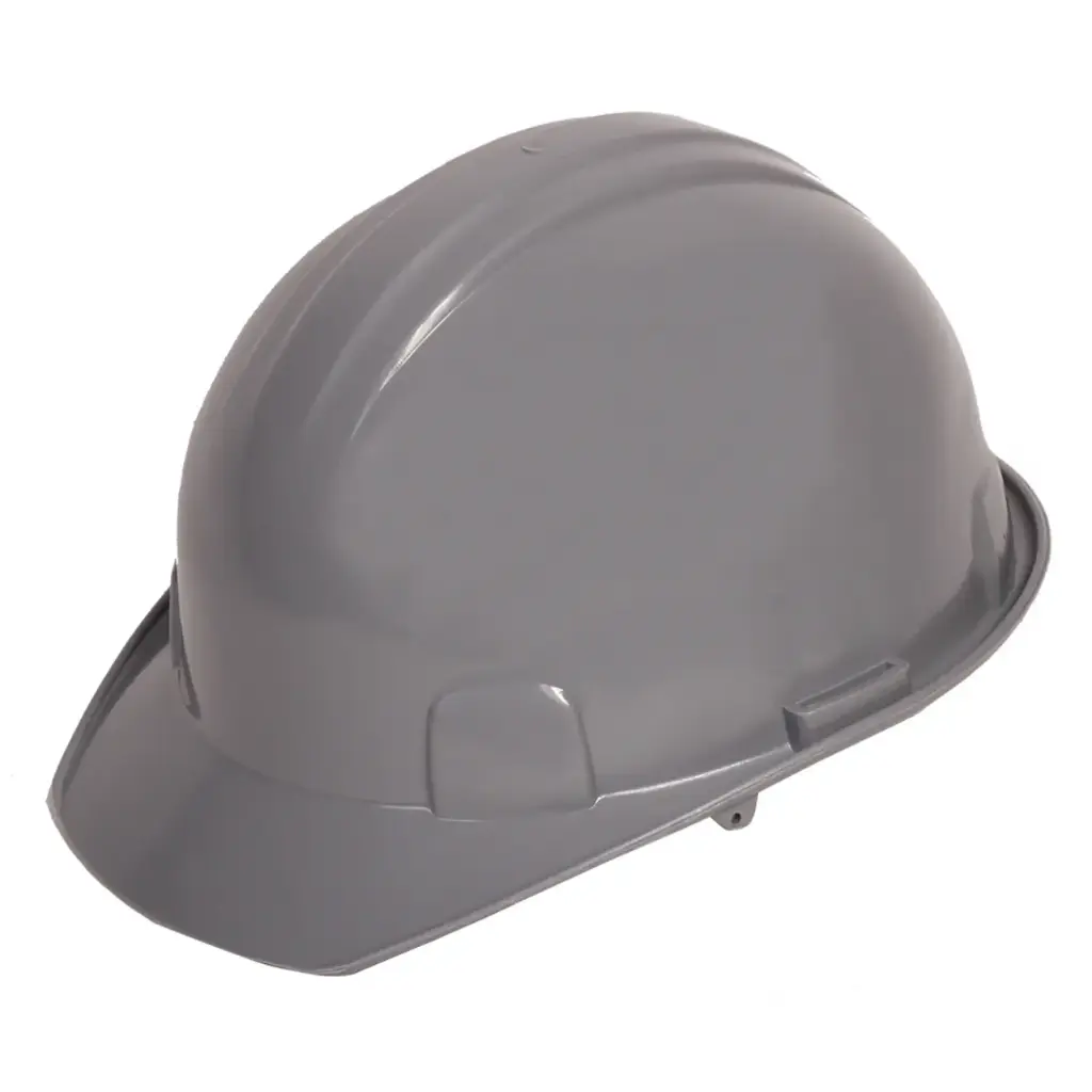 DIELECTRIC CAP TYPE HELMET WITH 6 POINT PLASTIC SUSPENSION GRAY JYRSA WW-2004GK