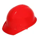 DIELECTRIC CAP TYPE HELMET WITH 6 POINT PLASTIC SUSPENSION RED JYRSA WW-2004RK