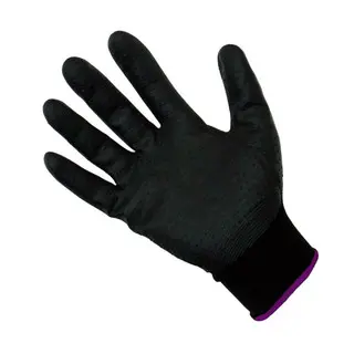 ANTI-SLIP POLYESTER/NITRILE GLOVE WITH BLACK POINTS SAFE-FIT 1336 PACK 12 PAIRS