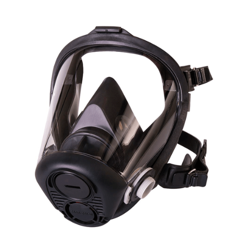 RESPIRADOR DE CARA COMPLETA DE SILICONA NEGRO HONEYWELL RU65001