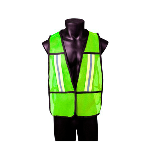 CHALECO DE MALLA CON VELCRO, VERDE SERSA CHVR