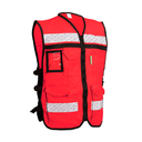 CHALECO RESCATISTA ABIERTO ROJO T-M JYRSA SR-2020RCR