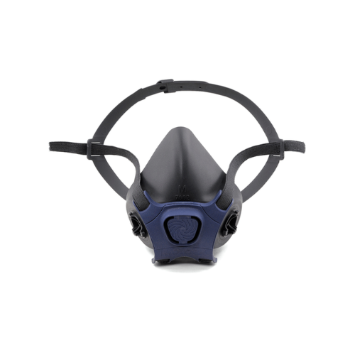 RESPIRADOR REUTILIZABLE DE MEDIA CARA 1 LIBRE DE PVC COLOR AZUL T-M MOLDEX 7002