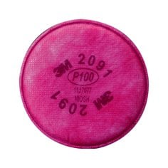 FILTRO PARA PARTÍCULAS Y NEBLINAS CON O SIN ACEITE P100 3M 2091 1PZ