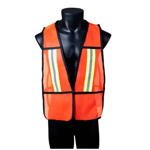 [SR-SRCHNR] Chaleco de Malla con Velcro, Naranja SERSA CHNR