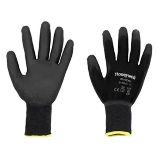 [HW-2100251] Guante Tejido de Poliéster y Recubrimiento Negro HONEYWELL 2100251