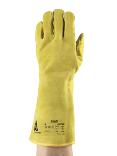 [ANS-43216] Guante Para Soldador Activarm Color Amarillo T-9 ANSELL 43-216