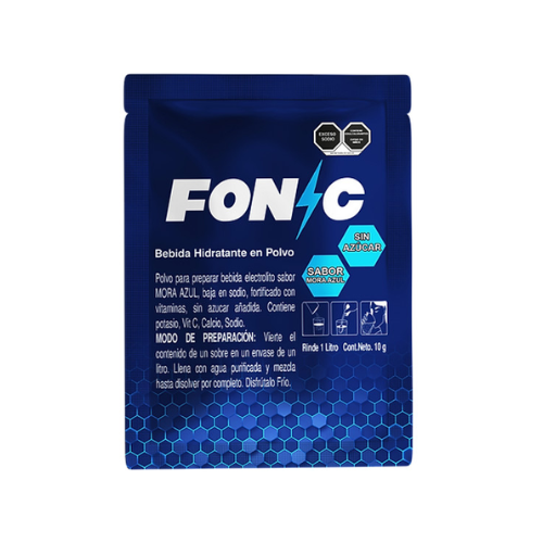 [FON-FONICN10] BEBIDA HIDRATANTE EN POLVO ZERO AZÚCAR FONIC DE 1 LITRO (200 PZAS)