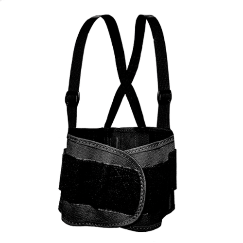 [GE-CS825] FAJA SOPORTE SACROLUMBAR CON BIES DE PROPILENO DE 1″ NEGRO GOLDEN EAGLE CS-825