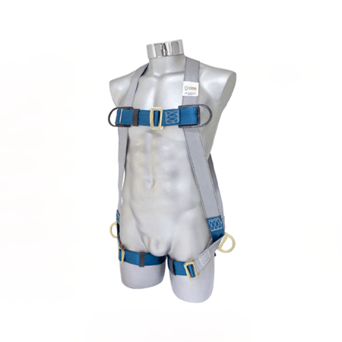 [WS-WS103P] ARNÉS DE CUERPO COMPLETO 3 PUNTOS DE AJUSTE AZUL CON GRIS SAFETY WS10-3P