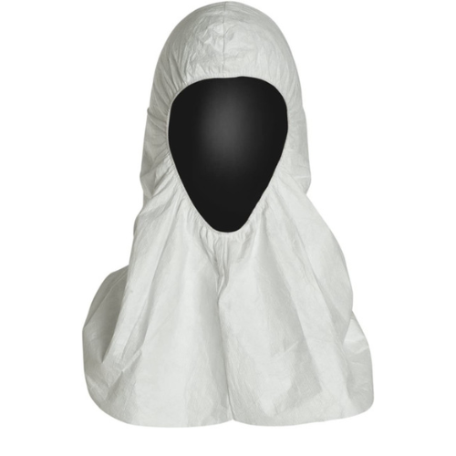 [DUP-TY657S] CAPUCHA TYVEK® 400 CON ELÁSTICO, COLOR BLANCO DUPONT™ TY657S