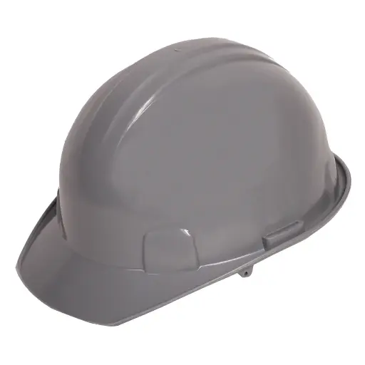 [JYR-WW2004GK] DIELECTRIC CAP TYPE HELMET WITH 6 POINT PLASTIC SUSPENSION GRAY JYRSA WW-2004GK