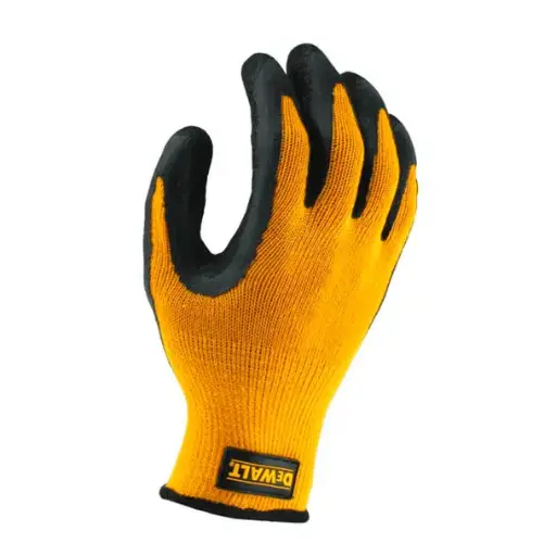 [DW-DPG70] TEXTURED LATEX COATED COTTON GLOVE T-L DEWALT DPG70 PACK 12 PAIRS