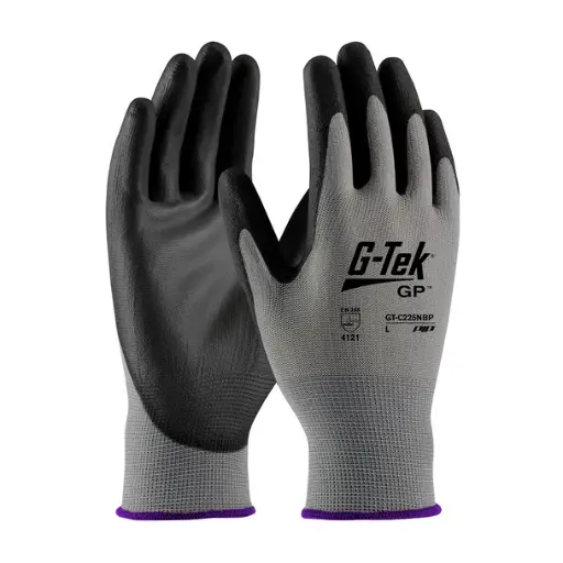 [PIP-GTC225NBPMX] GRAY NITRILE COATED POLYESTER GLOVE PIP GT-C225NBP-MX