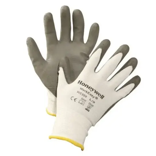 [HW-WE300] Guante Anticorte Fibra de HPPE de Poliuretano Gris Gris HONEYWELL WE300-SE