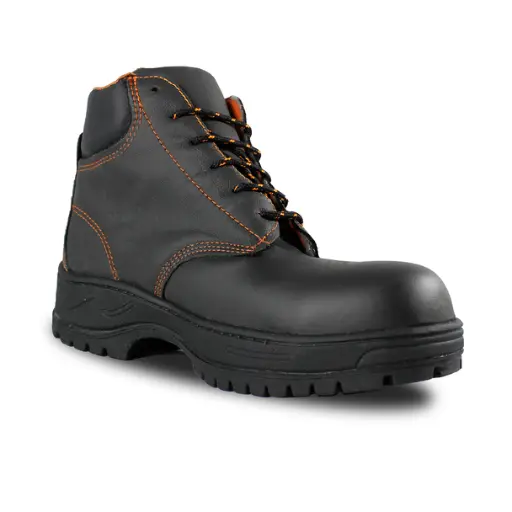 [SR-BFKA44T27] BOTA DE SEGURIDAD DE PIEL CON PUNTERA DE POLIAMIDA