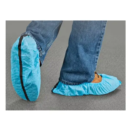 [ULS-ULS22398] SHOE COVER WITH NON-SLIP SOLE IN BLUE POLYPROPYLENE S-22398