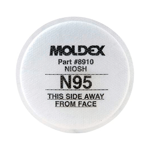 [MOL-8910] PARTICULATE FILTER WITHOUT FIBERGLASS FOR WHITE RESPIRATORS MOLDEX 8910