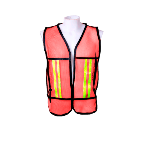 [SR-SRCHRR] CHALECO DE MALLA CON VELCRO, ROJO SERSA CHRR