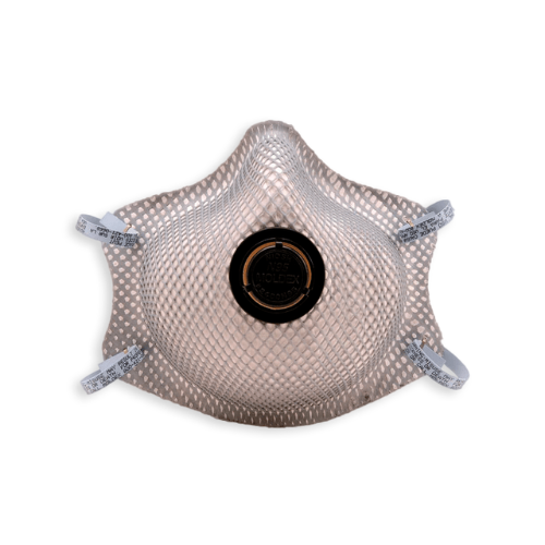 [MOL-2400] DISPOSABLE RESPIRATOR FOR N95 PARTICLES AND NUISANCE LEVELS OF ORGANIC VAPORS WITH EXHALATION VALVE WHITE T-M/G MOLDEX 2400